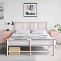Berkfield Home Durable Bedside Cabinets 2 pcs Pink 36x39x60.5 cm Steel