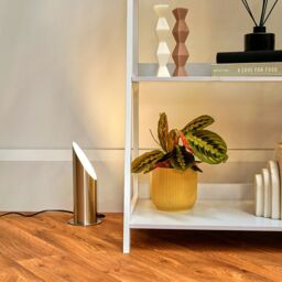 ValueLights Uplighter Silver Floor Lamp - thumbnail 4