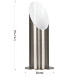 ValueLights Uplighter Silver Floor Lamp - thumbnail 5