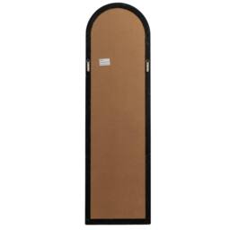Wyld Haus Slim Tall Arched Black Wood Windowpane Mirror - thumbnail 6