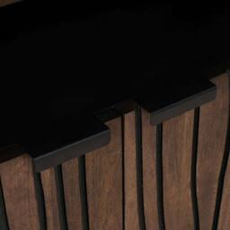 Berkfield Home Sideboard 60 x 33.5 x 75 cm Solid Wood & Engineered Wood in Brown - thumbnail 8