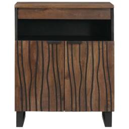 Berkfield Home Sideboard 60 x 33.5 x 75 cm Solid Wood & Engineered Wood in Brown - thumbnail 3