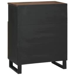 Berkfield Home Sideboard 60 x 33.5 x 75 cm Solid Wood & Engineered Wood in Brown - thumbnail 5