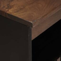 Berkfield Home Sideboard 60 x 33.5 x 75 cm Solid Wood & Engineered Wood in Brown - thumbnail 7