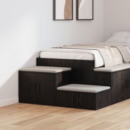 Berkfield Home Black Storage Cabinet, 103x41x40 cm, Made of Engineered Wood - Size: 103 x 41 x 40 cm