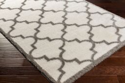 Livabliss Cloudy Shag-Modern Grey Ivory Soft Plush Pile Living Bedroom Rug - Size: 160 cm x 215 cm - thumbnail 6