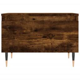 Berkfield Home Modern Coffee Tables 2 pcs Smoked Oak 50x46x35 cm Engineered Wood in Brown - Size: 50 x 46 x 35 cm - thumbnail 6