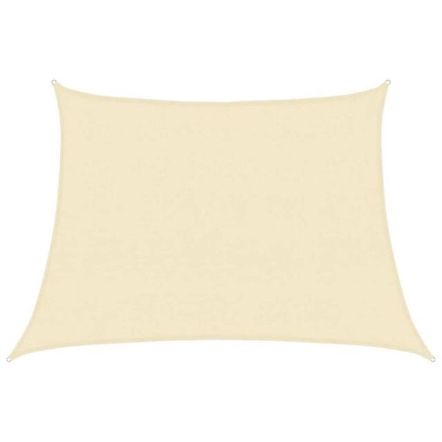 Berkfield Home Sunshade Sail 160 g/m ² Cream 4/5x3 m HDPE in Beige - image 1