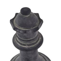 Lemon Pavilion Furniture and Decor Amalfi Queen Chess Piece - Ceramic - L16 x W16 x H29 cm - Grey - thumbnail 2