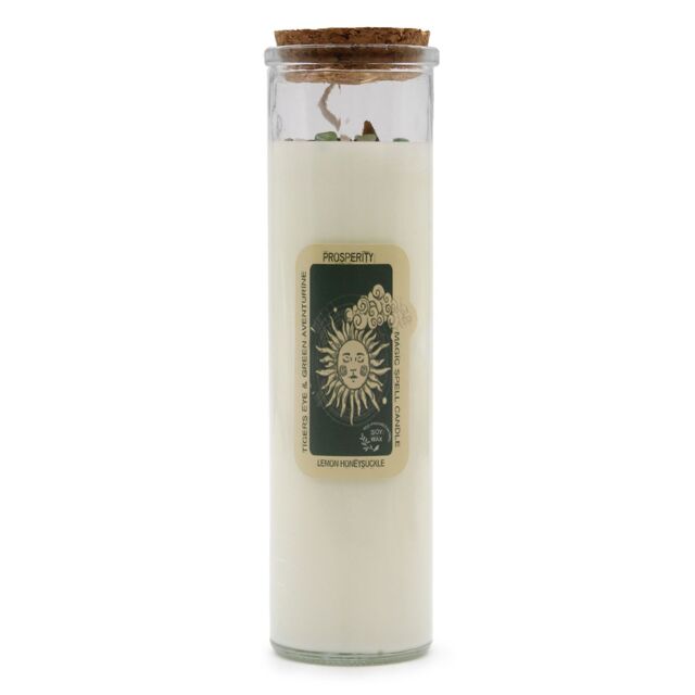 KDMD Magic Spell Candle - Prosperity in White - image 1