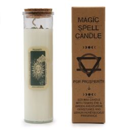 KDMD Magic Spell Candle - Prosperity in White - thumbnail 4