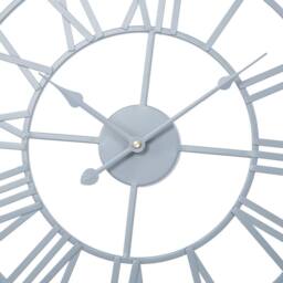 Home Garden Direct EOS - Skeleton Wall Clock with Roman Numerals - 40x40 - Black/Grey in Grey - thumbnail 3