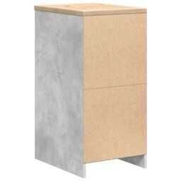 Berkfield Home Garage Storage Cabinet Concrete Grey 40x51x85 cm Solid Wood Pine - Size: 40 x 51 x 85 cm - thumbnail 8