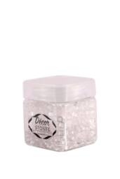 KDMD 120 Gram Jar of Clear Plastic Beads 3 Pack - thumbnail 4