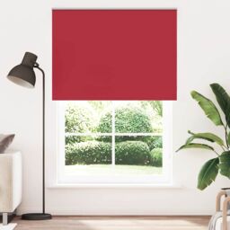 Berkfield Home Roller Blind Blackout Red 155x230 cm Fabric Width 151.6 cm Polyester
