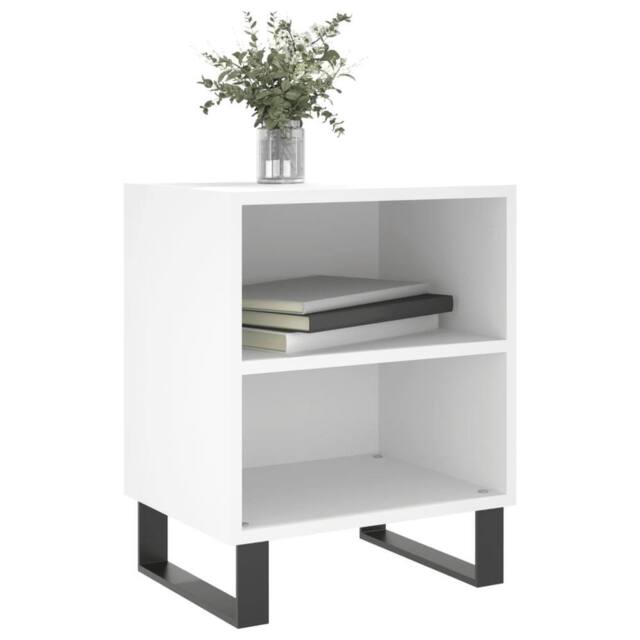 Berkfield Home Elegant Bedside Cabinets 2 pcs White 40x30x50 cm Engineered Wood - Size: 40 x 30 x 50 cm - image 1