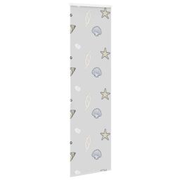 Berkfield Home Shower Roller Blind with Cassette 80x240 cm Fabric Width 76 cm in Black - thumbnail 4