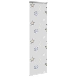 Berkfield Home Shower Roller Blind with Cassette 80x240 cm Fabric Width 76 cm in Black - thumbnail 3