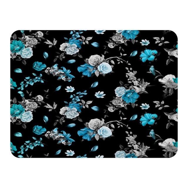 Benjamin Tate Design Blue Roses Blanket in Natural - Size: 120 cm x 150 cm - image 1