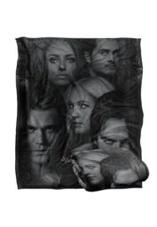 Warner Brothers The Vampire Diaries Silky Touch Super Soft Throw Blanket 152x127cm in White - Size: 152x127 cm - thumbnail 2