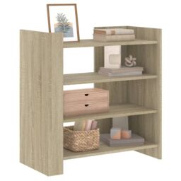 Berkfield Home Sideboard Sonoma Oak 73.5x35x75 cm Engineered Wood in Brown - thumbnail 3