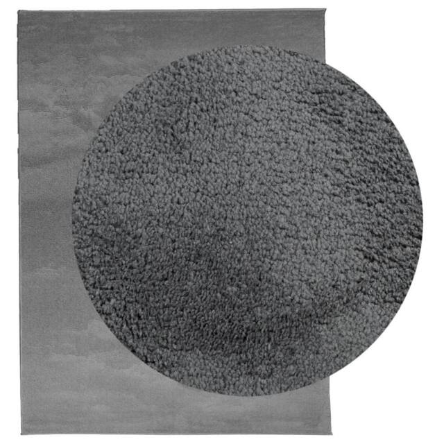 Berkfield Home Rug OVIEDO Short Pile Anthracite 240x340 cm in Dark Grey - Size: Medium - image 1