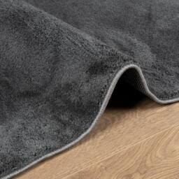 Berkfield Home Rug OVIEDO Short Pile Anthracite 240x340 cm in Dark Grey - Size: Medium - thumbnail 6