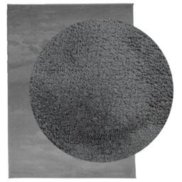 Berkfield Home Rug OVIEDO Short Pile Anthracite 240x340 cm in Dark Grey - Size: Medium - thumbnail 1