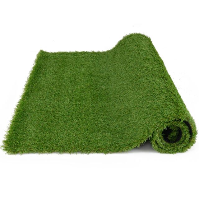Costway Artificial Grass Turf 125 x 185 CM Dog Grass Mat Potty Training Rug in Green - Size: 120 cm x 185 cm - image 1
