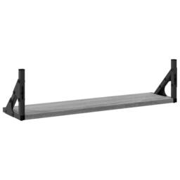 Berkfield Home Beautiful Wall Shelves 2 pcs Grey Sonoma 60x15x15.5 cm - thumbnail 7