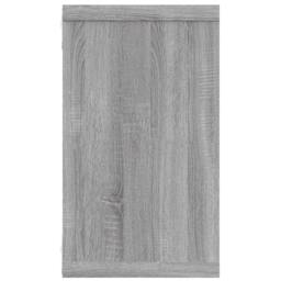 Berkfield Home Wall Cube Shelves 4 pcs Grey Sonoma 80x15x26.5 cm Engineered Wood - thumbnail 7