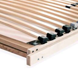 Berkfield Home Slatted Bed Base with 28 Slats 7 Zones 90x200 cm in Light Tan - thumbnail 8