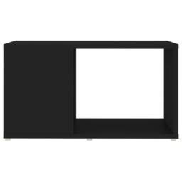 Berkfield Home TV Cabinet Black 60x24x32cm Engineered Wood - Size: 60 x 24 x 32 cm - thumbnail 4