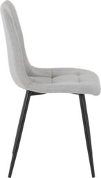 Seconique Fenton Dining Set (4 Chairs) in Light Grey - thumbnail 9