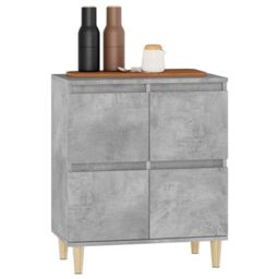 Berkfield Home Sideboard Concrete Grey 60x35x70 cm Engineered Wood - Size: 60 x 35 x 70 cm - thumbnail 4