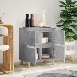 Berkfield Home Sideboard Concrete Grey 60x35x70 cm Engineered Wood - Size: 60 x 35 x 70 cm - thumbnail 3