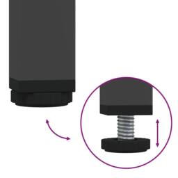 Berkfield Home Bedside Cabinets¬†2 pcs Black 35x39x43.5 cm Steel - thumbnail 9