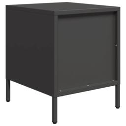 Berkfield Home Bedside Cabinets¬†2 pcs Black 35x39x43.5 cm Steel - thumbnail 8