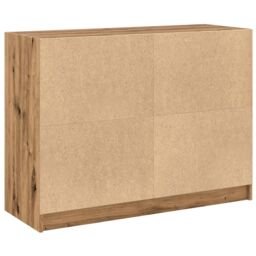 Berkfield Home Sideboard Artisian Oak 102x37x75.5 cm Engineered Wood in Brown - thumbnail 6