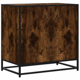 Berkfield Home Drawer Cabinet Smoked Oak 70x41x70 cm Engineered Wood in Brown - Size: 70 x 41 x 70 cm - thumbnail 7