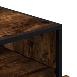 Berkfield Home Drawer Cabinet Smoked Oak 70x41x70 cm Engineered Wood in Brown - Size: 70 x 41 x 70 cm - thumbnail 8