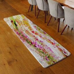 Benjamin Tate Design Colour Wilderness Runner Rug in Natural - Size: 67 cm x 230 cm - thumbnail 2