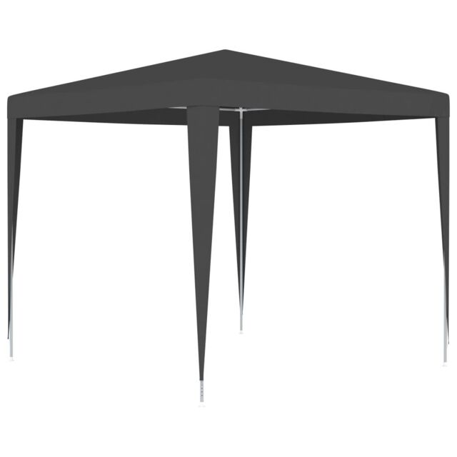 Berkfield Home Professional Party Tent 2.5x2.5 m Anthracite 90 g/m ² in Black - image 1