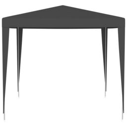 Berkfield Home Professional Party Tent 2.5x2.5 m Anthracite 90 g/m ² in Black - thumbnail 2