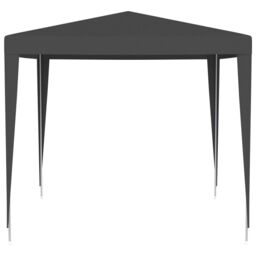 Berkfield Home Professional Party Tent 2.5x2.5 m Anthracite 90 g/m ² in Black - thumbnail 3