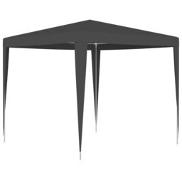 Berkfield Home Professional Party Tent 2.5x2.5 m Anthracite 90 g/m ² in Black - thumbnail 1