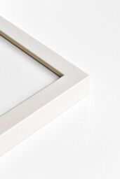 nielsen Skava A2 Wooden Picture Frame With A3 Mount & Glass Front in White - thumbnail 2