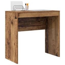 Berkfield Home Rustic Writing Desk Old Wood Finish Wood 80 x 40 x 76 cm in Brown - thumbnail 1