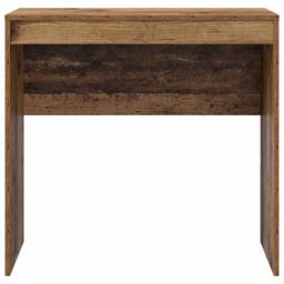 Berkfield Home Rustic Writing Desk Old Wood Finish Wood 80 x 40 x 76 cm in Brown - thumbnail 5