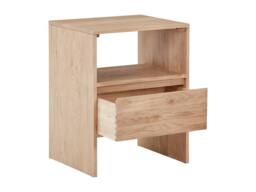 Vente-unique Solid Oak Vanity Unit - Light Natural - 60 Cm - CAVIZO in Light Oak - thumbnail 6